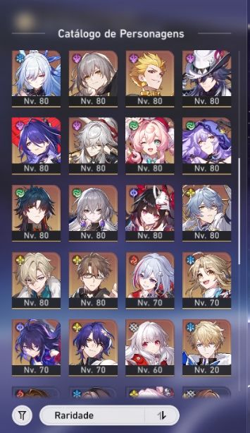 CONTA HONKAI: STAR RAIL ENDGAME | 9 CONES ASSINATURA | MUITOS T5 | EIDOLONS