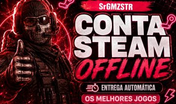 CONTAS STEAM OFFLINE | JOGOS TRIPLO A | ENTREGA AUTOMÁTICA | MELHOR PREÇO!