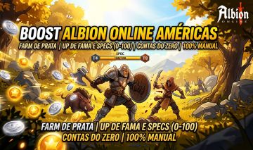 Up Albion Online (NA) | Fama Amarela, Prata | 100% Orgânico e Sem Risco
