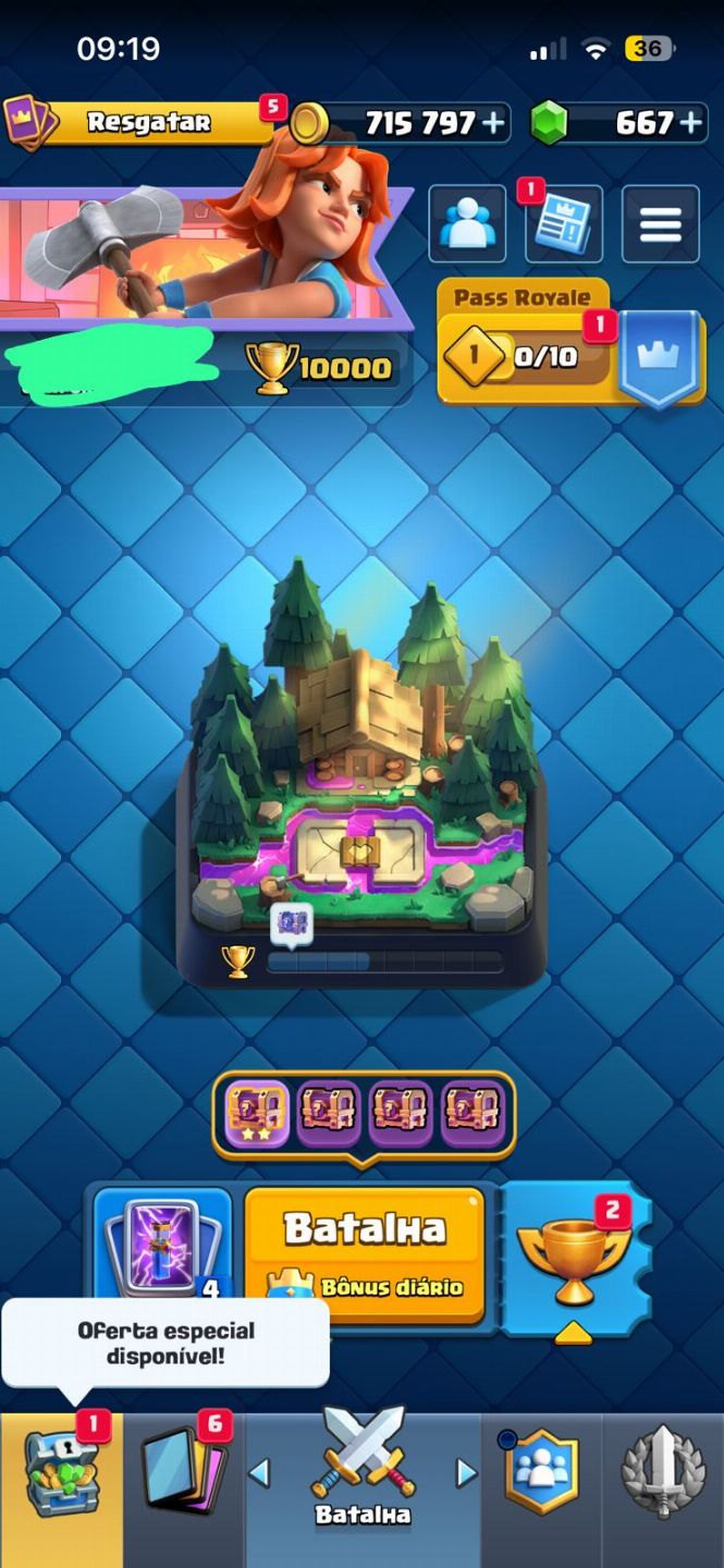 CONTA DE CLASH OF CLANS + CLASH ROYALE À VENDA