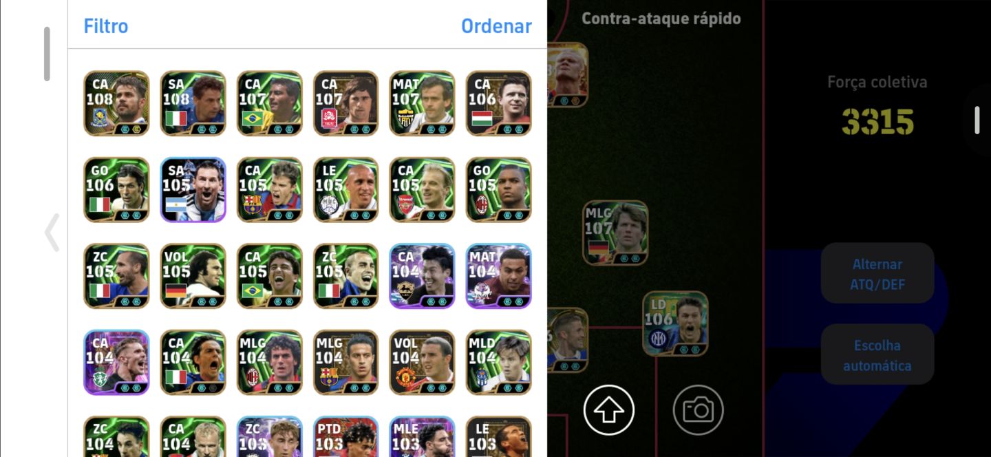CONTA EFOOTBALL MOBILE 3000+ OVRL