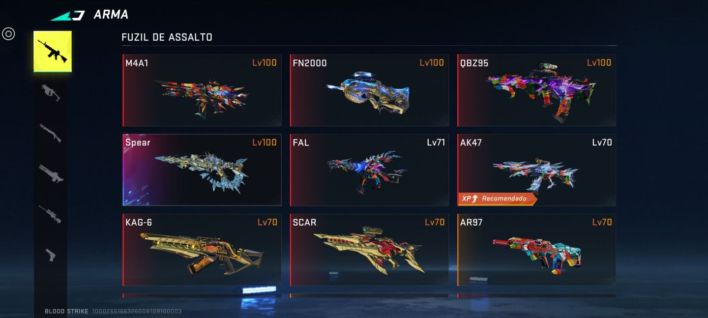 Conta blood strike impecável na barbadaa