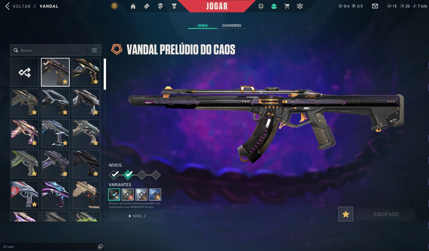 CONTA VALORANT COM MAIS DE 25 SKIN COM CHAVEIRO DE ASC (FULL ACESSO)