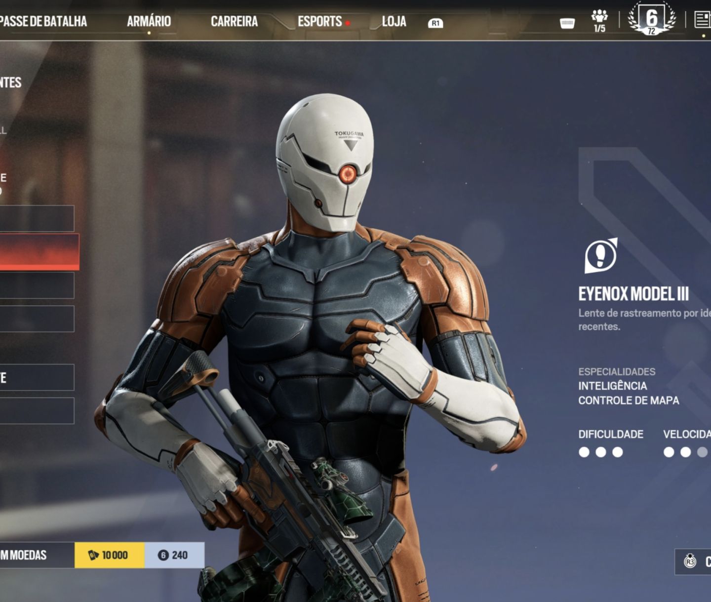 Conta R6 (Rainbow six) level 99