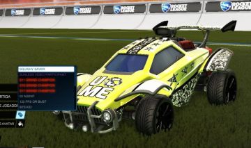CONTA EXCLUSIVA ROCKET LEAGUE SKYLINE+BATMOVEL+TAGS GRAND CHAMPION+LEVEL2500+BIO