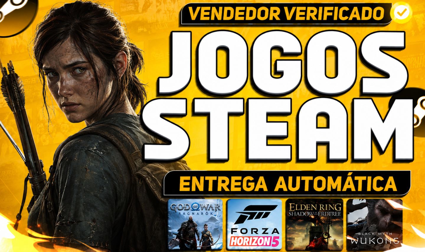 JOGOS DA ATUALIDADE CONTAS STEAM OFFLINE PC[ENTREGA AUTOMÁTICA]