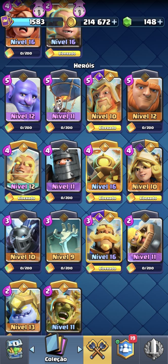 CONTA CLASH ROYALE À VENDA 12K+ TROFÉUS | 20 EVOLUÇÕES | CARTAS MÁXIMAS | C