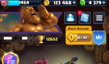Conta de clash royale 12.5k trofeus MUITO BARATA!