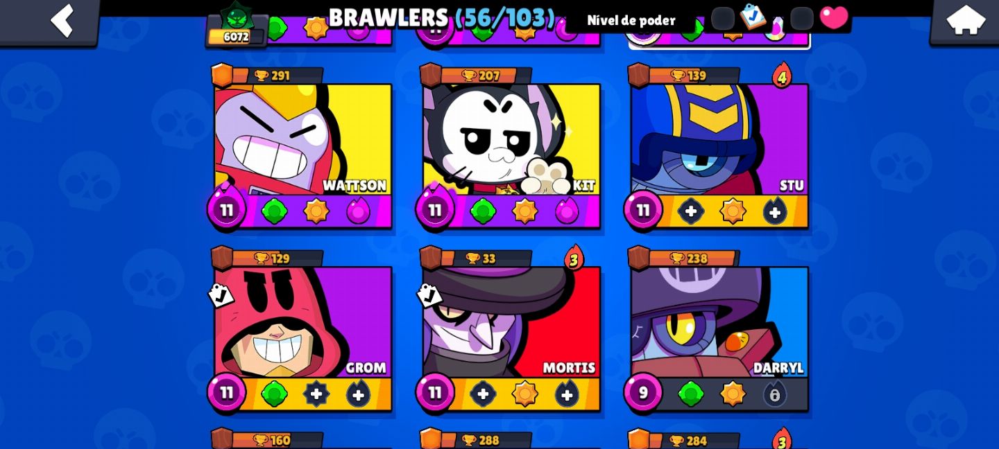 Conta de Brawl Stars Iniciante e Rara