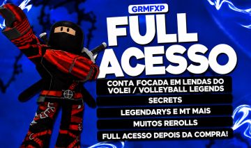 CONTA ROBLOX | LENDAS DO VOLEI / VOLLEYBALL LEGENDS