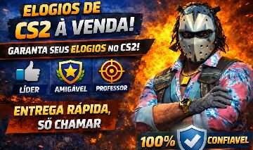 ELOGIOS CS2 + MAIS BARATO [ENTREGA RÁPIDA]