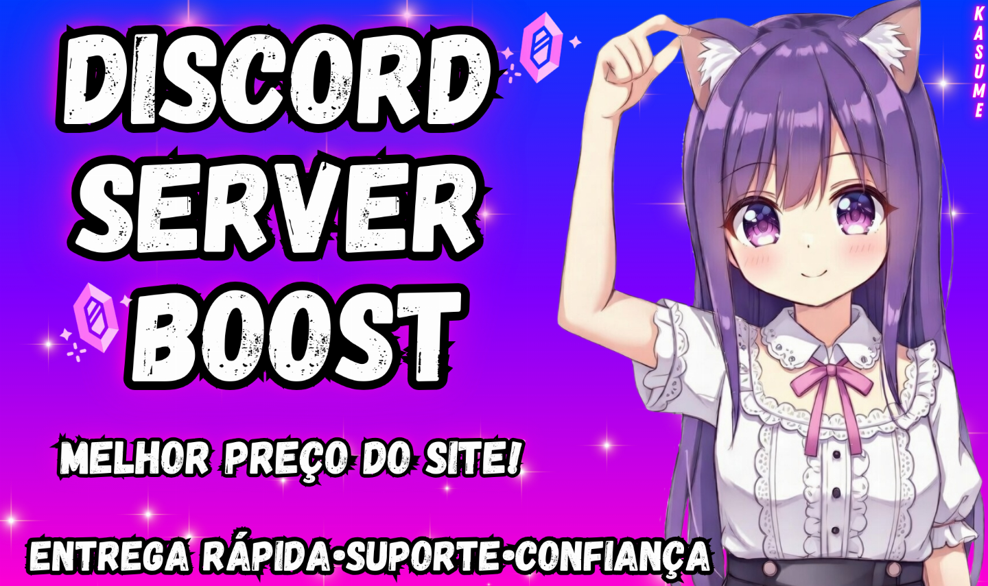 14X IMPULSOS NO SEU SERVIDOR | DISCORD SERVER BOOST | MELHOR PREÇO DO SITE