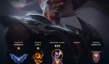 Conta LOL Diamante 154 skin nivel 300