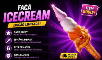 Roblox Murder Mystery 2 - Icecream + Brinde