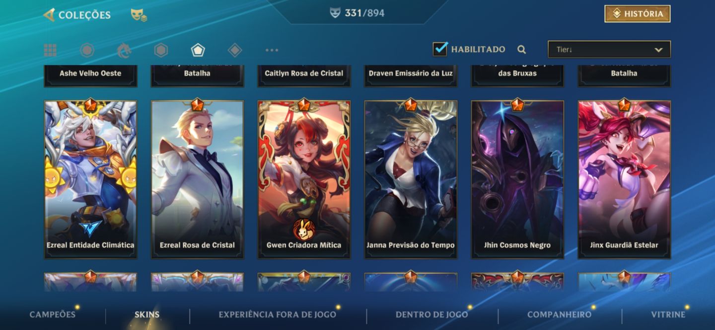 CONTA PARA ADCS 235 SKINS