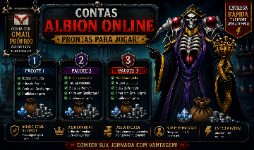 CONTAS ALBION TUTORIAL COMPLETO + PREMIUM 3 DIAS + prata