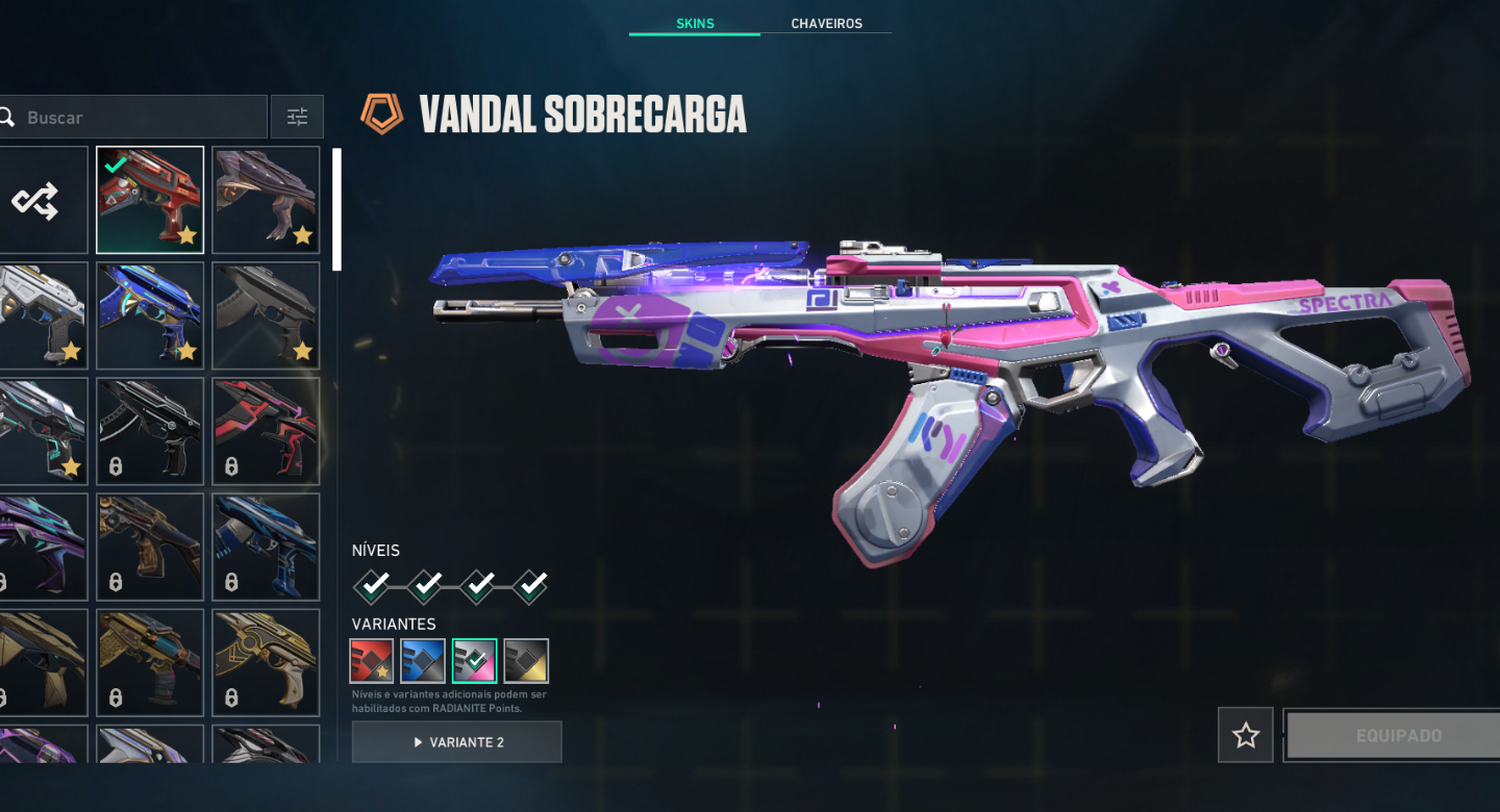 Conta com Valorant, Lol, tft e wild rift muitas skins em ambos
