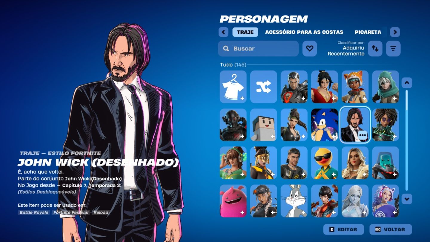 CONTA DE FORTNITE COM 143 SKINS | Superman | PROMOÇÃO!