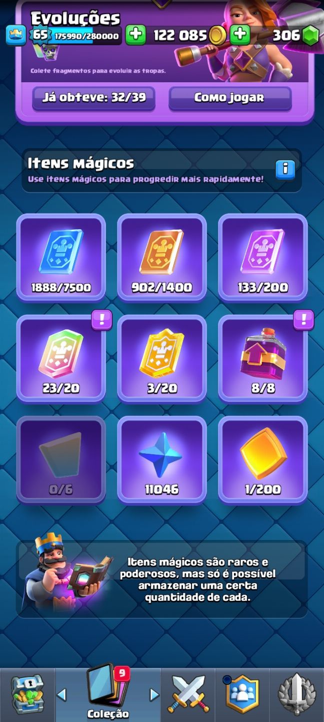 Conta de Clash royale, Brawlstars e Clash Of Clãs Muito Rara
