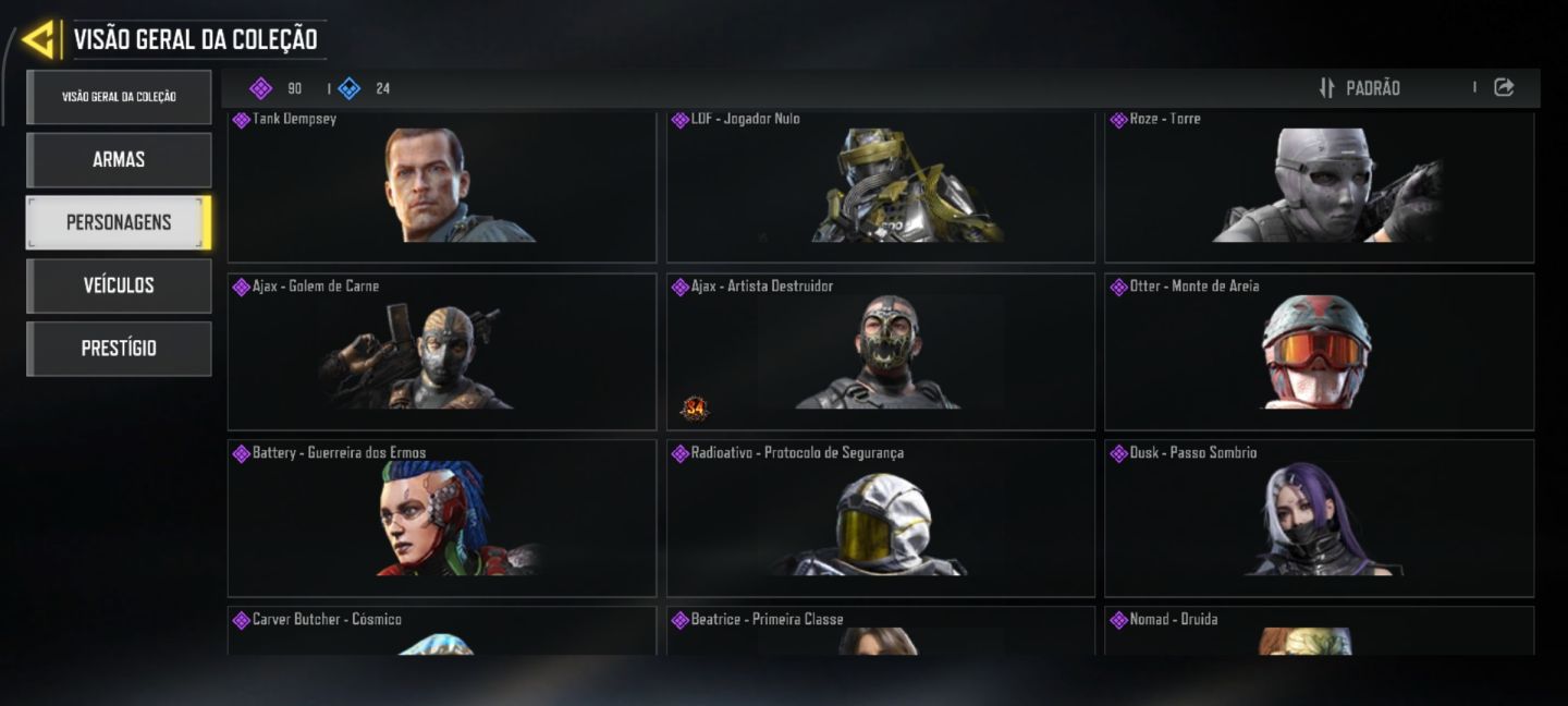 CONTA CALL OF DUTY CODM COM VÁRIOS ITENS E SKIN ROZE E GHOST ANTIGO