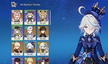 Neuvillette, Kazuha, Furina, Zhongli e Nahida!