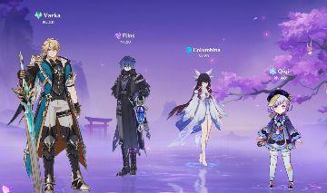 Conta Genshin Varka + Flins + Columbina Aniversário Livre