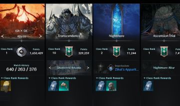 Conta Gladiator - CP: 200k GS: 3045 Top 8 SA ALL CLASS - Armas e acessórios craf