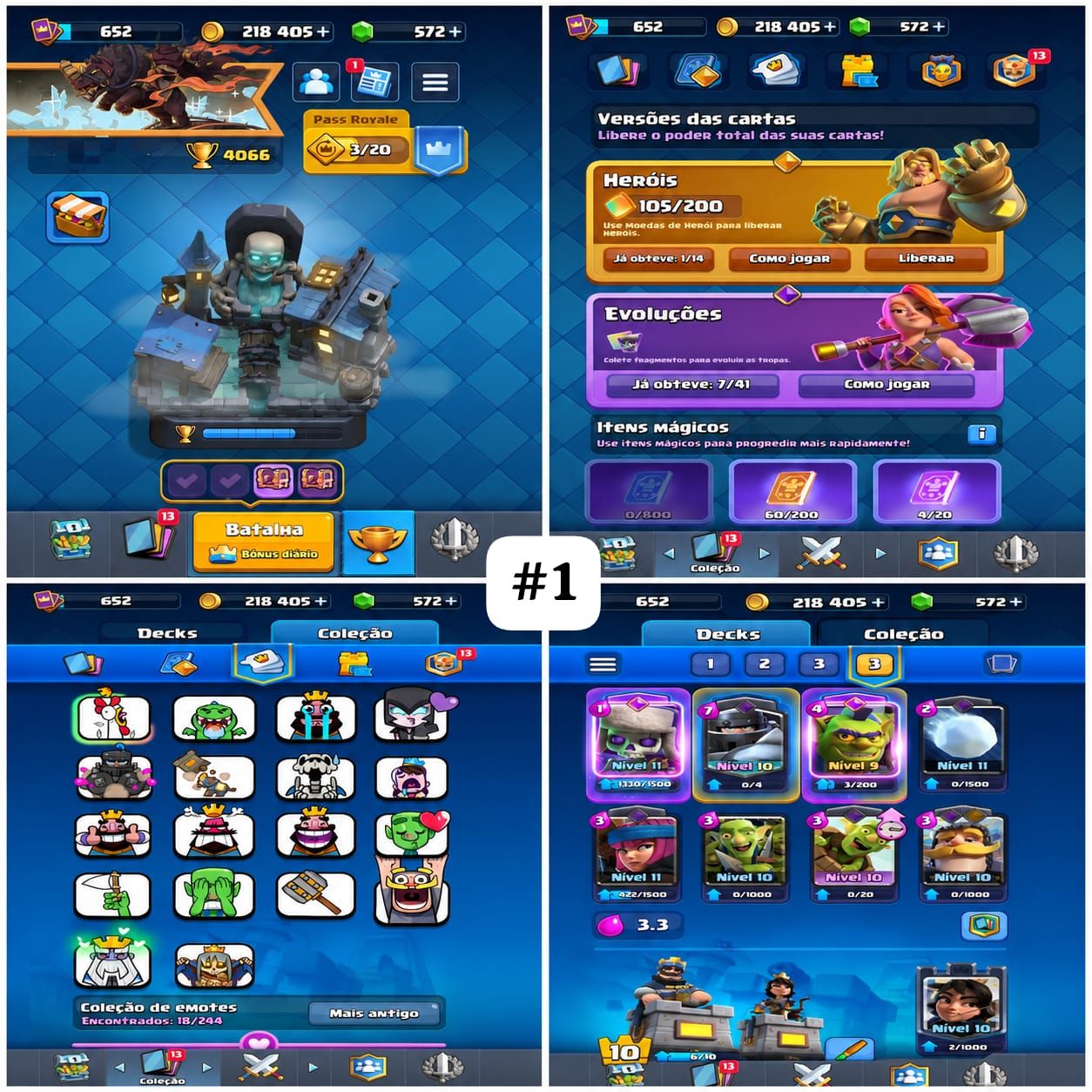 CONTAS CLASH ROYALE 90% DE DESCONTO (ENTREGA RÁPIDA)