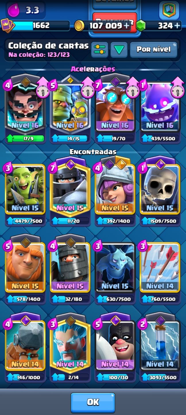 Conta braba de Clash royale