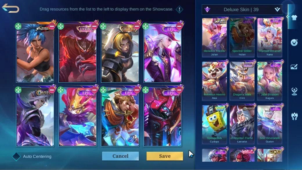CONTA MAIN JUNGLE COM MUITAS SKINS