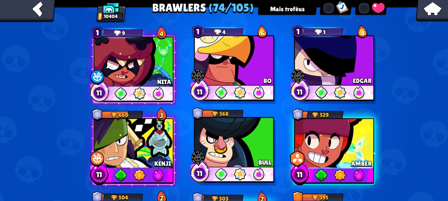 Conta Top Brawl Stars e Clash Royale, as duas estão bem tops