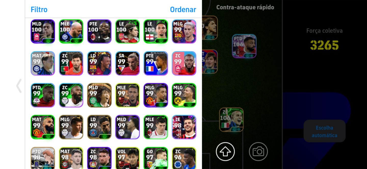 CONTA EFOOTBALL BOA +3263 DE FORÇA