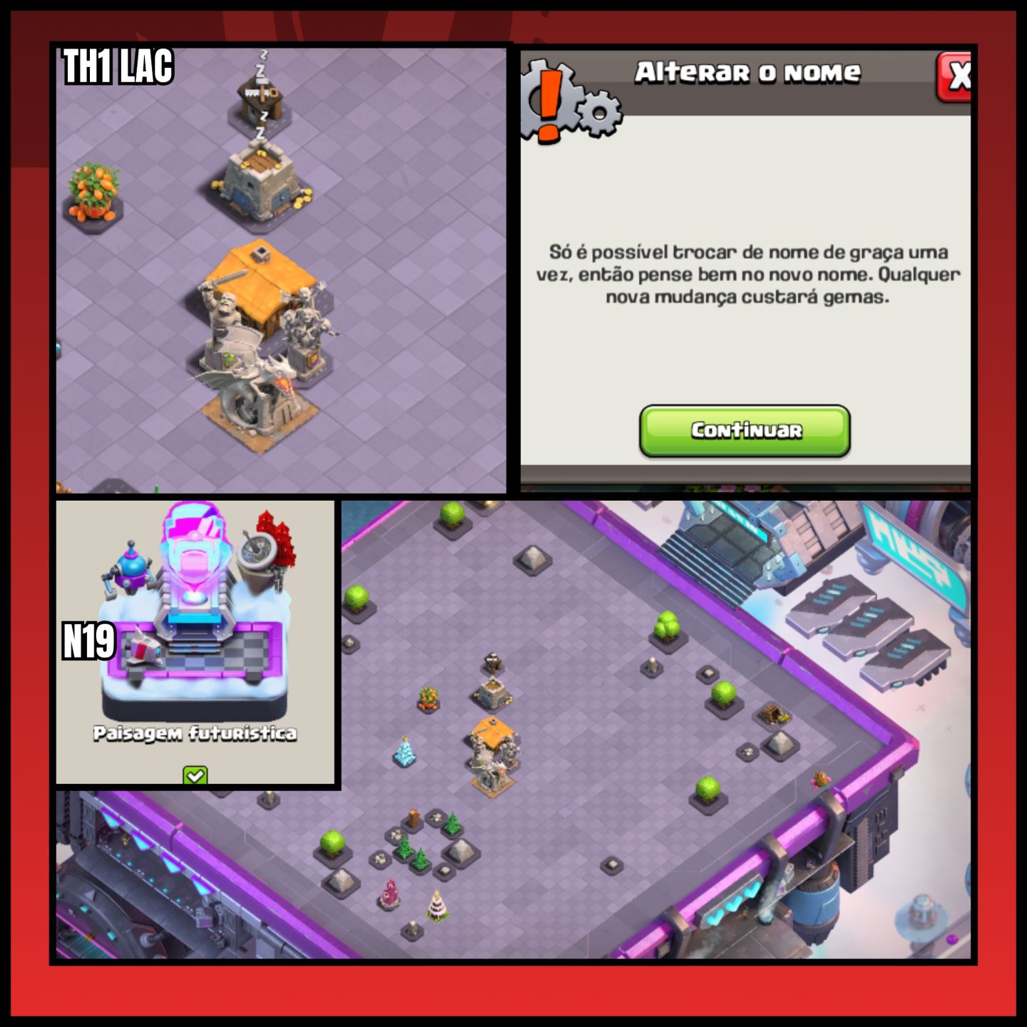 CV1 E CV2 RAROS COM CASTELO E TROCA DE NICK GRÁTIS