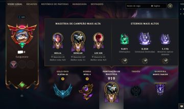 CONTA PLATINA 3, LVL 502, 369 SKINS