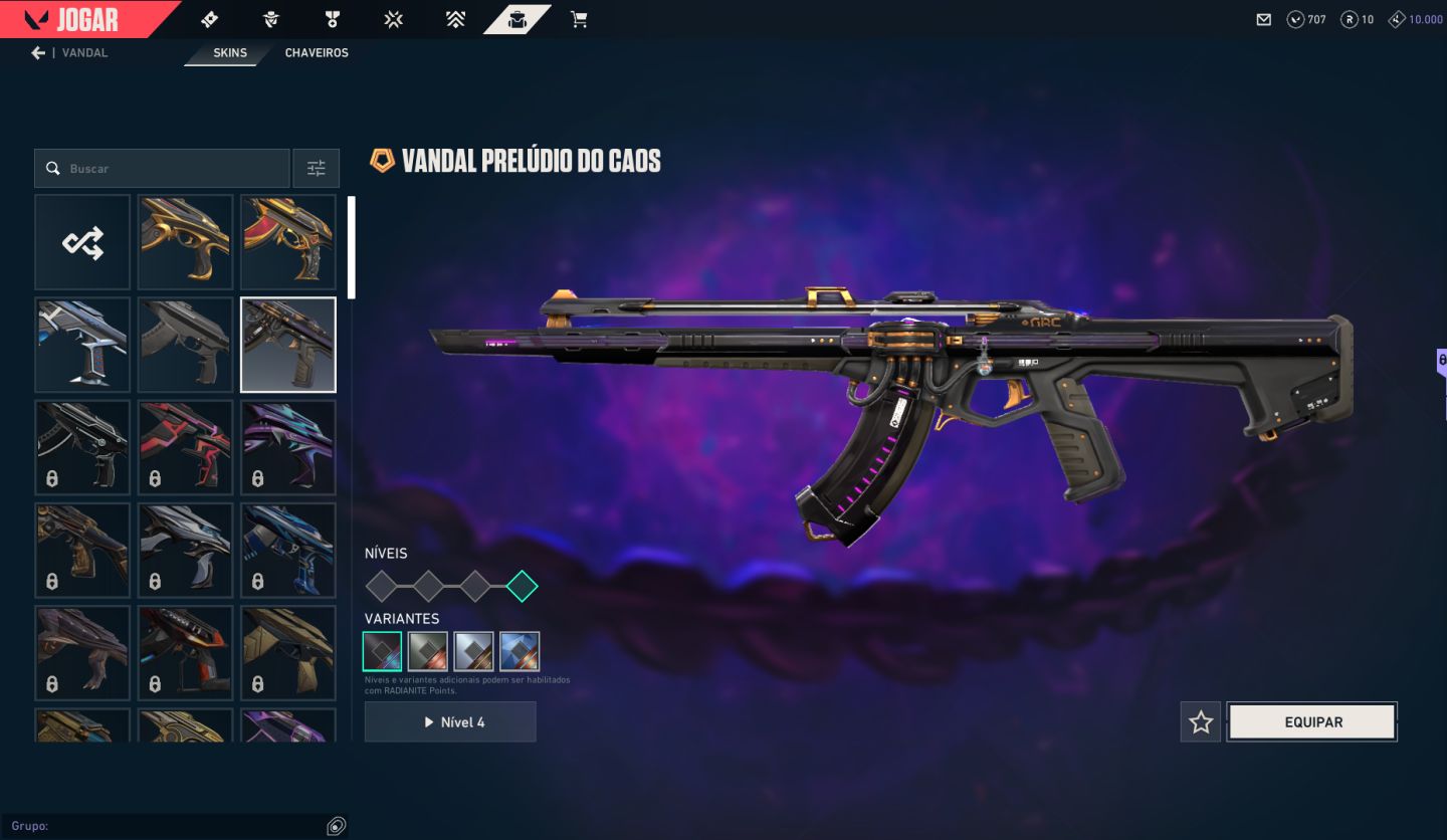 CONTA VALORANT | KARAMBIT VCT 2025 + KURONAMI + PRELÚDIO + RECONHECIMENTO