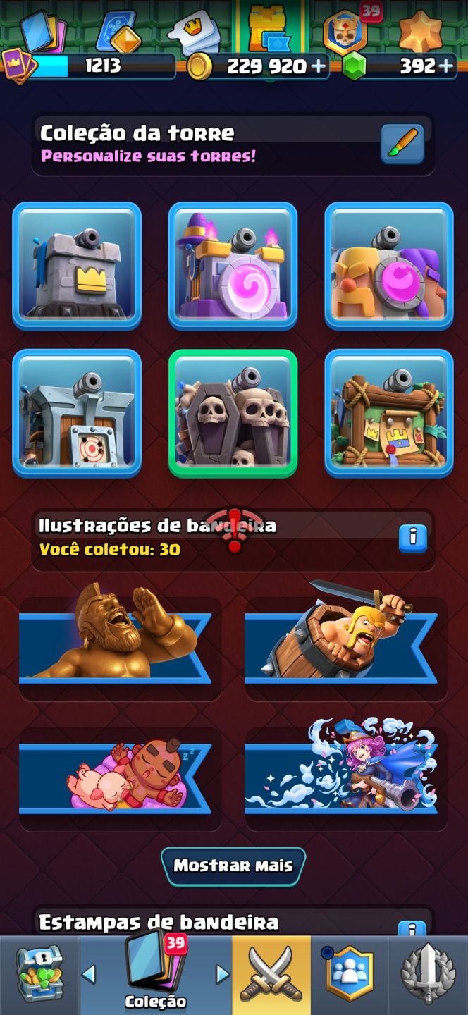 CONTA DE BS 35K, 2021 (8bit v8) + clash royale 4 anos arena 16!