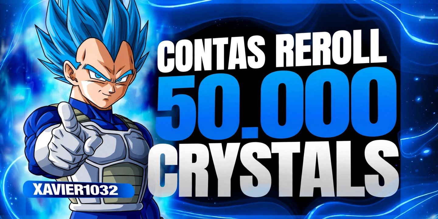 CONTAS DRAGON BALL LEGENDS COM 50.000+CRISTAIS