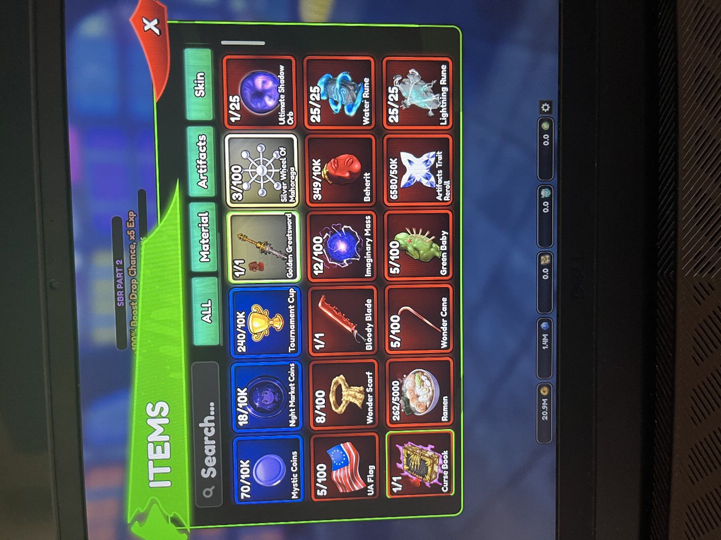 Conta endgame UTDX e AG com vários rules&ruler ticket
