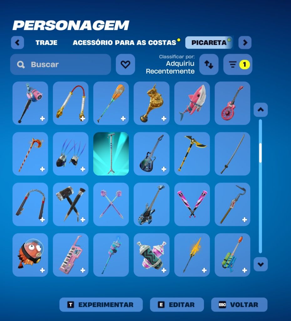 Conta Fortnite OG (175+ Skins | 253 Picaretas | 1.300 V-Bucks) - Cap 1 Sec 7, Mi