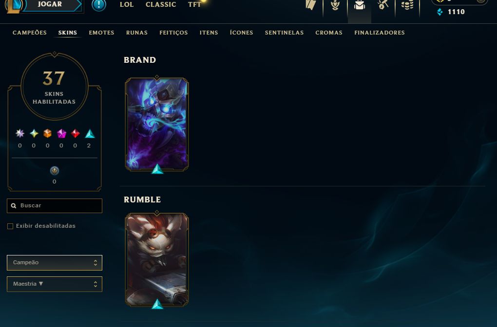 Conta Platina 3 main sup / top smurf league os legends level 30
