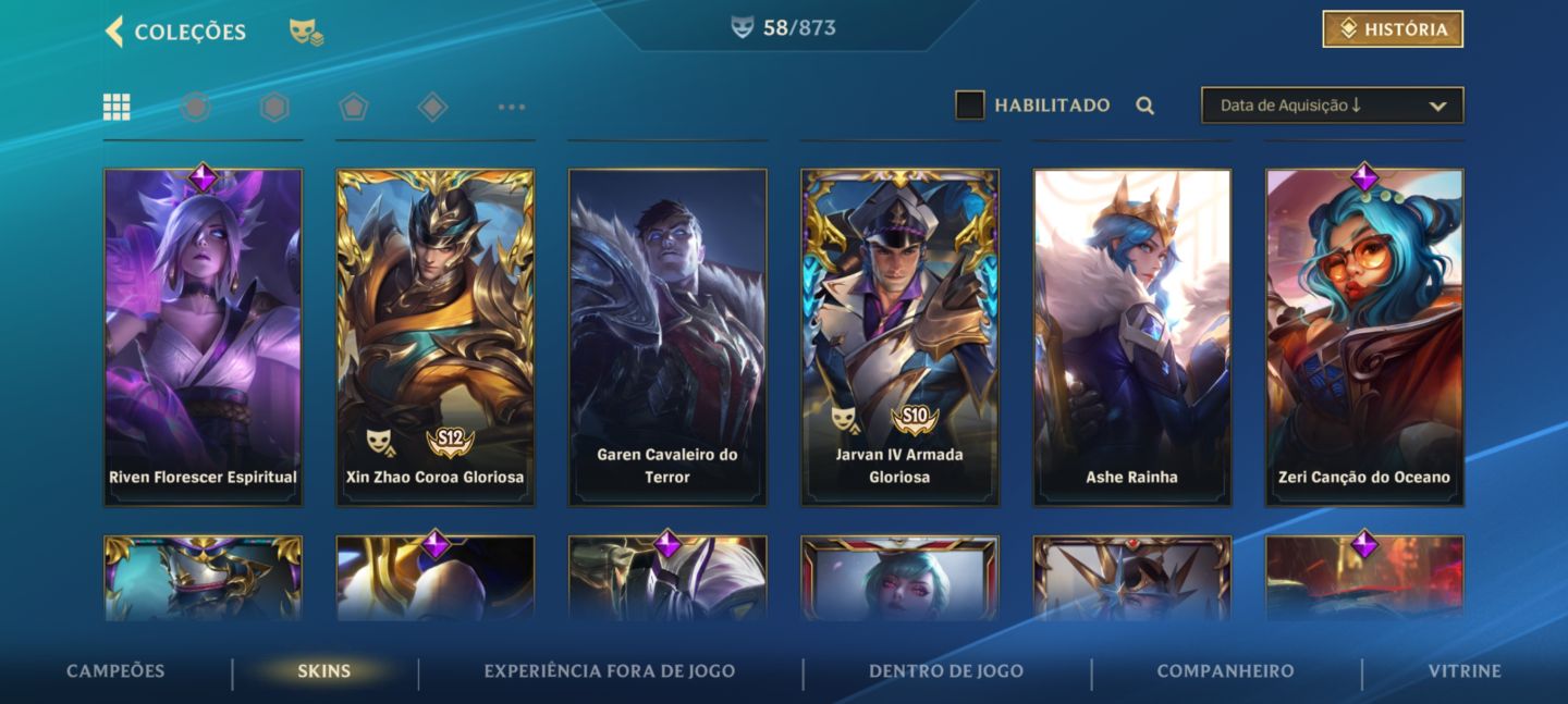 Conta de Wild Rift boa pra iniciantes