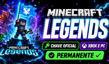 MINECRAFT LEGENDS | CHAVE OFICIAL | XBOX E PC | PERMANENTE