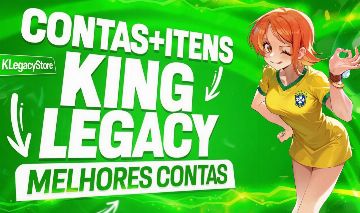[ENVIO AUTOMÁTICO] CONTAS + ITENS KING LEGACY