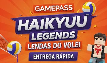 GAMEPASS HAIKYUU LEGENDS ROBLOX! ENTREGA RÁPIDA!