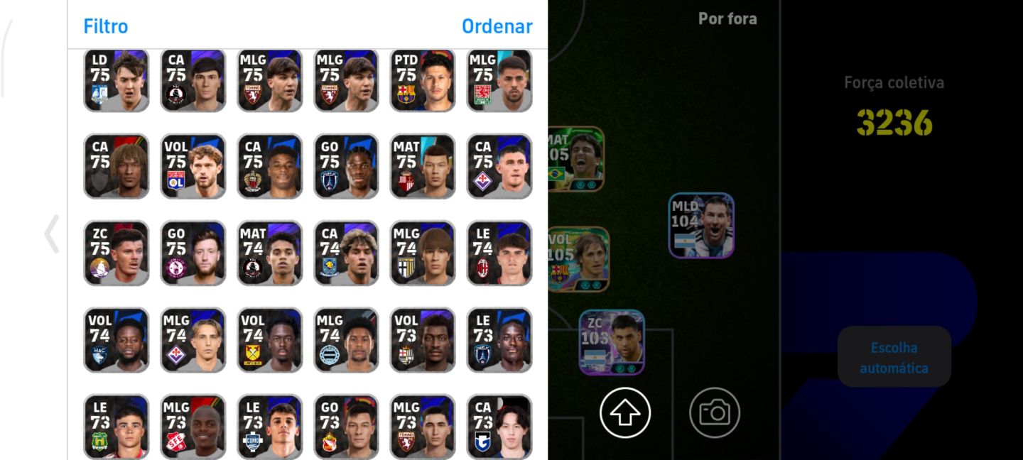 CONTA EFOOTBALL 400 JOGADORES HAZARD 109 HAALAND 108 FULL META ESTRELADA