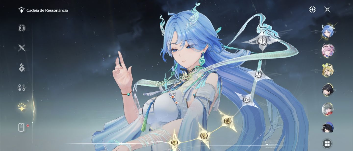 Conta wuwa main Qinxiao S3 r1, denia r1, prolovha. Rank 62