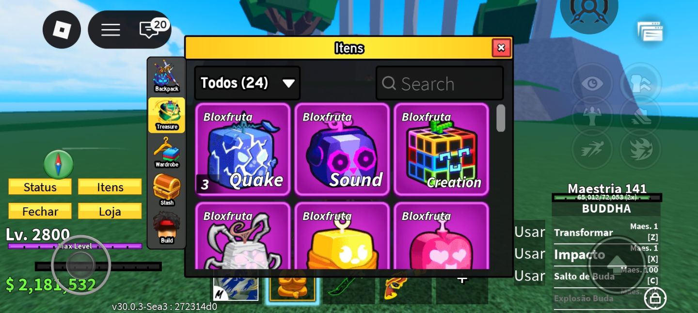 Melhor conta de blox fruits focada no game