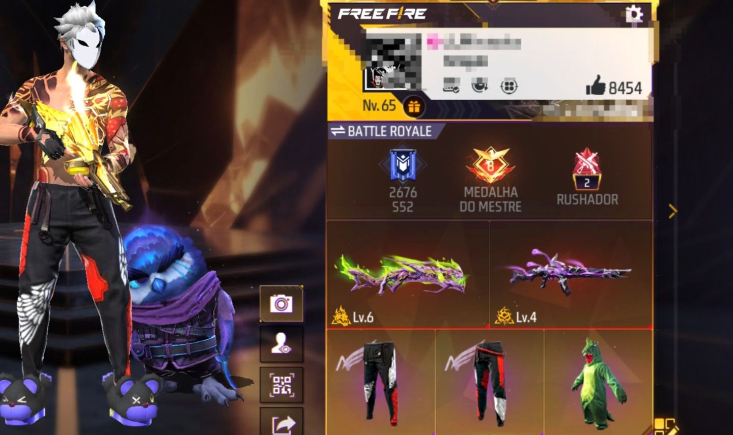 CONTA NO FREE FIRE BOAZINHA!!!