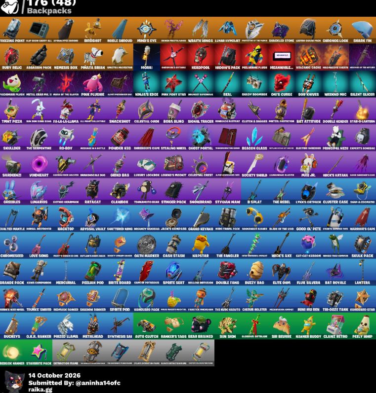 CONTA FORTNITE TRYHARD 134 SKINS