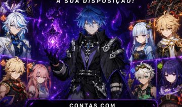 Conta genshin impact muito boa!
